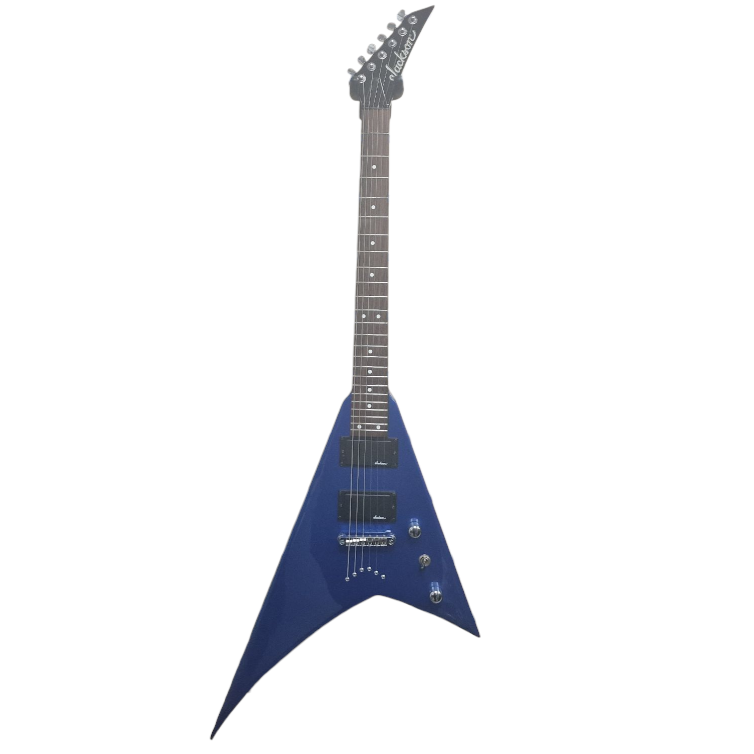 Pre-owned Jackson Randy Rhoads Flying V - Blue - Own4Less